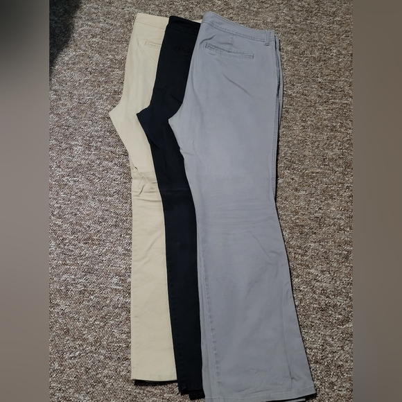 Old Navy Pants & Jumpsuits 3 Pairs Of Khaki Pants Poshmark